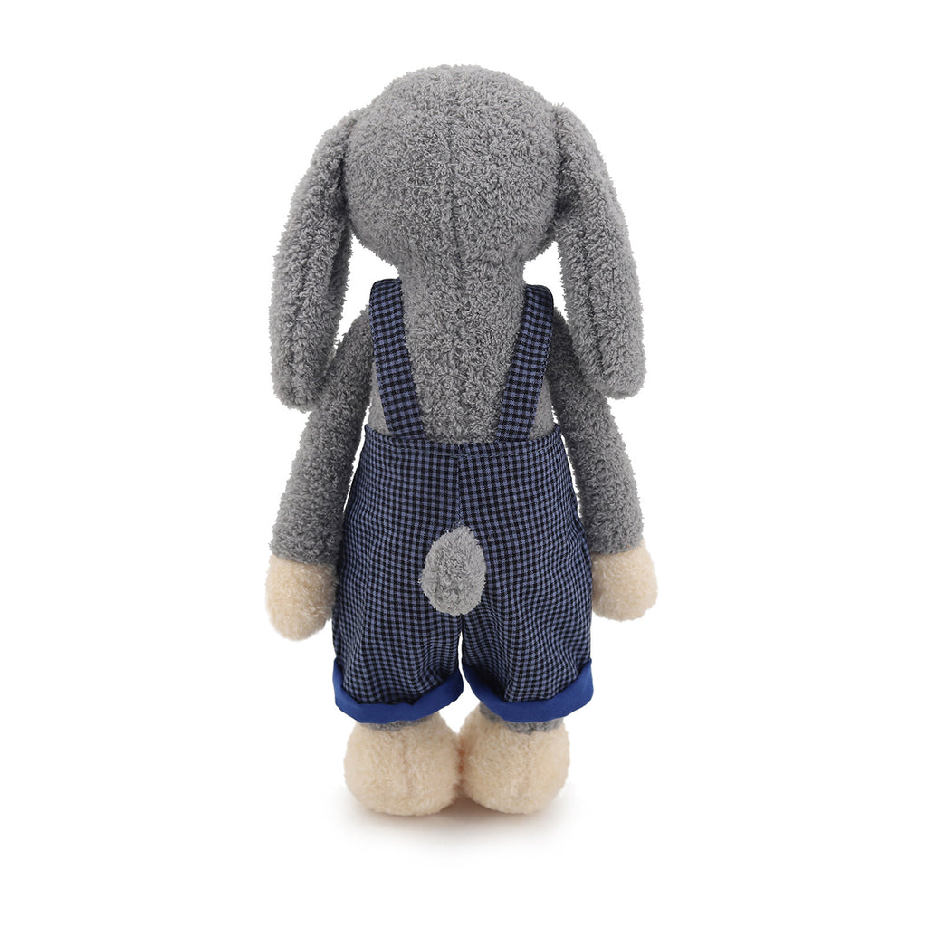 Amber Fable Dog in Blue Overalls Plush Toy