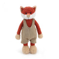 Amber Fable Fox in Red Shirt and Overalls Plush Toy