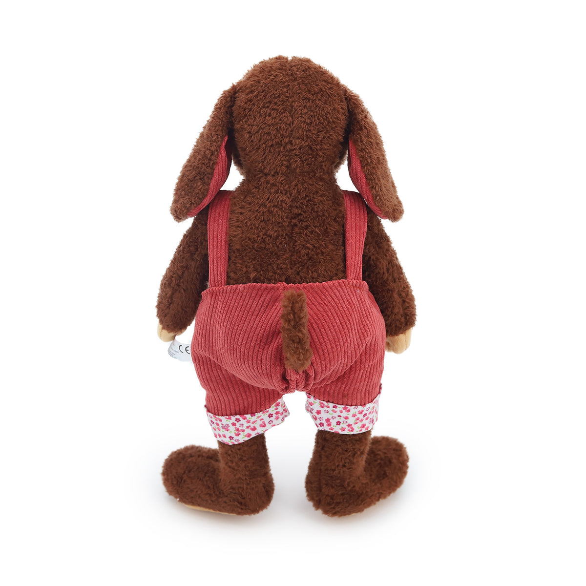 Amber Fable Hound Dog in Red Outfit Plush Toy
