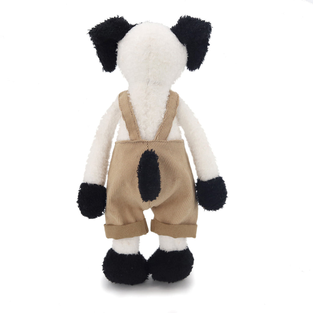 Amber Fable Border Collie in Overalls Plush Toy