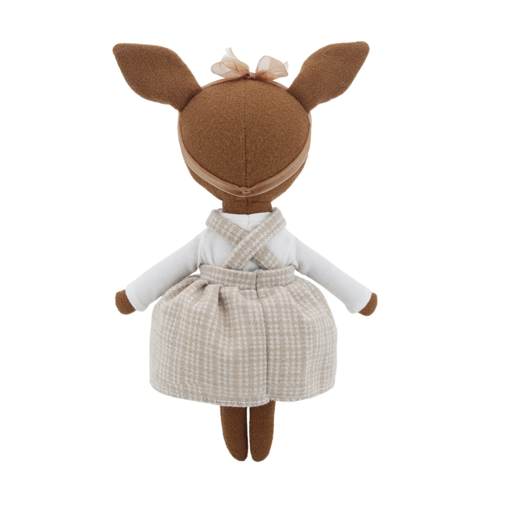 Amber Fable Deer Fawn in Dress Plush Toy