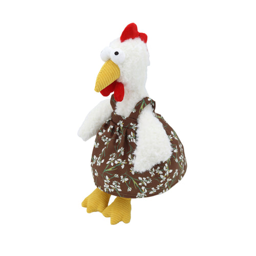 Amber Fable Chicken Hen in Apron Plush Toy