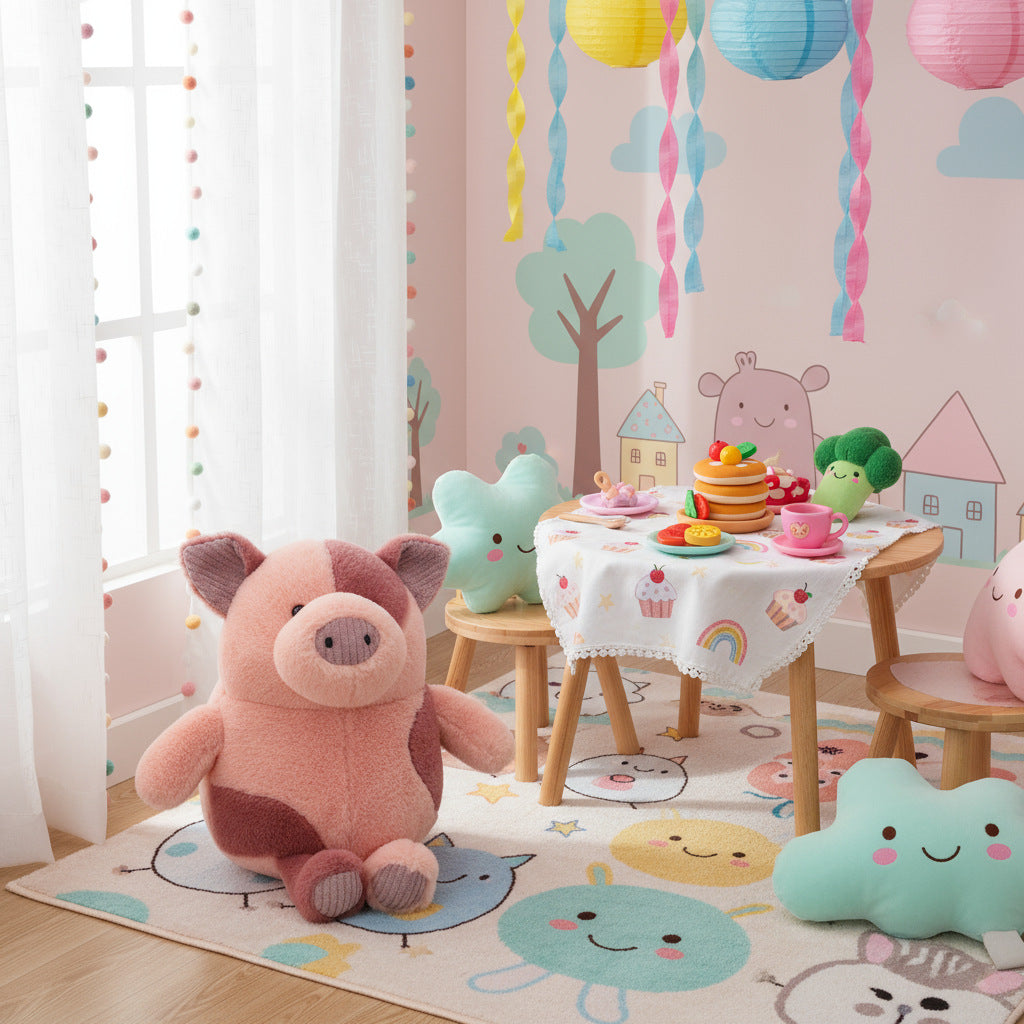 Amber Fable Pink Pig Plush Toy