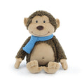 Amber Fable Monkey with Blue Scarf Plush Toy